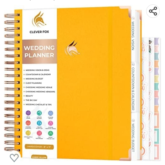 Planner, Wedding- Clever Fox - Brand NEW - Picture 5 of 8